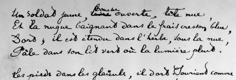 La Raison Des Poèmes De Rimbaud écrit Par Verlaine 8136